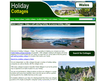 Tablet Screenshot of holidaycottages-wales.co.uk